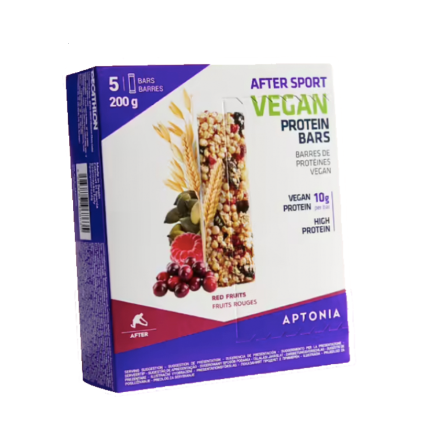 Aptonia Vegan Protein Sports Recovery Bar: Red Berries 