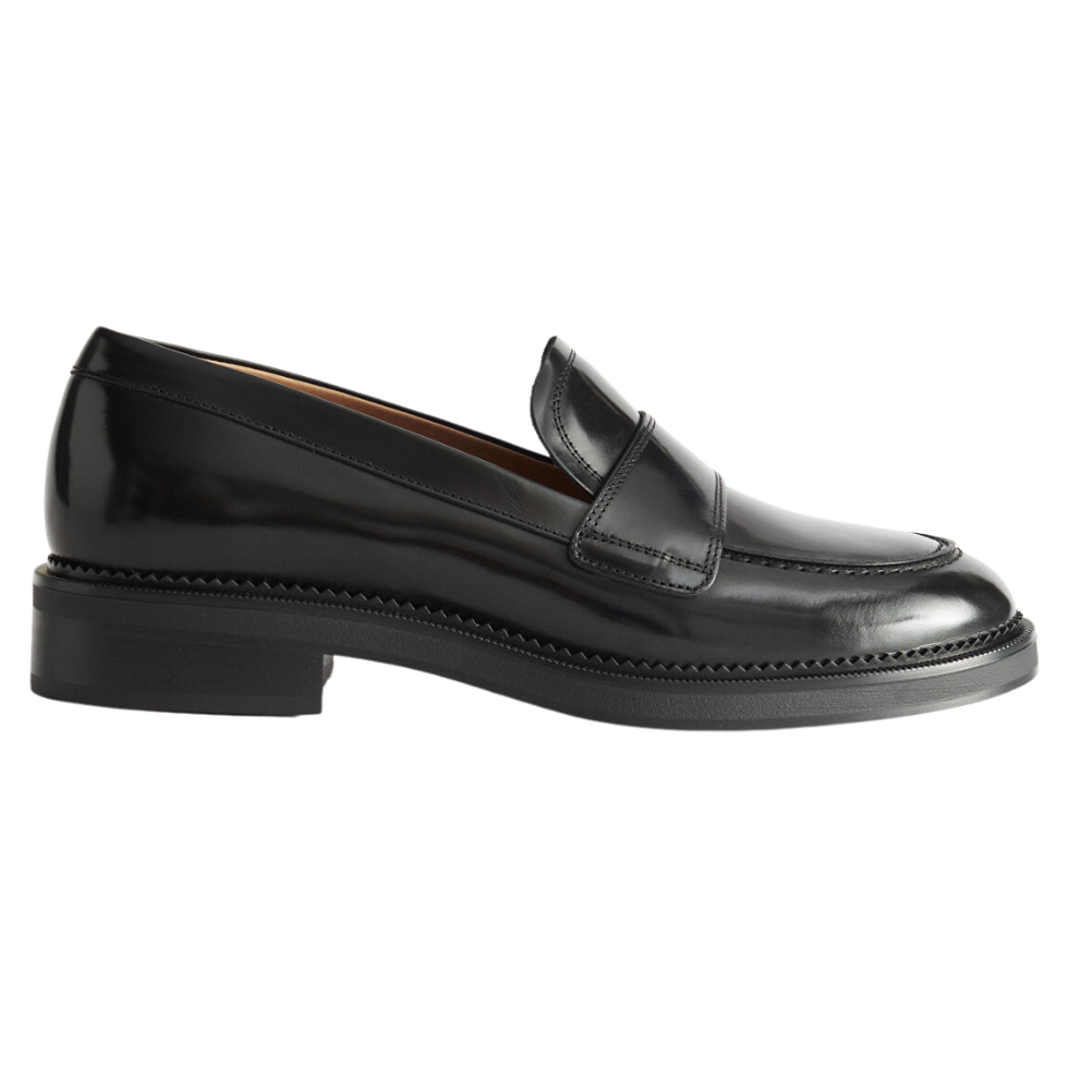 & Other Stories leren penny loafers