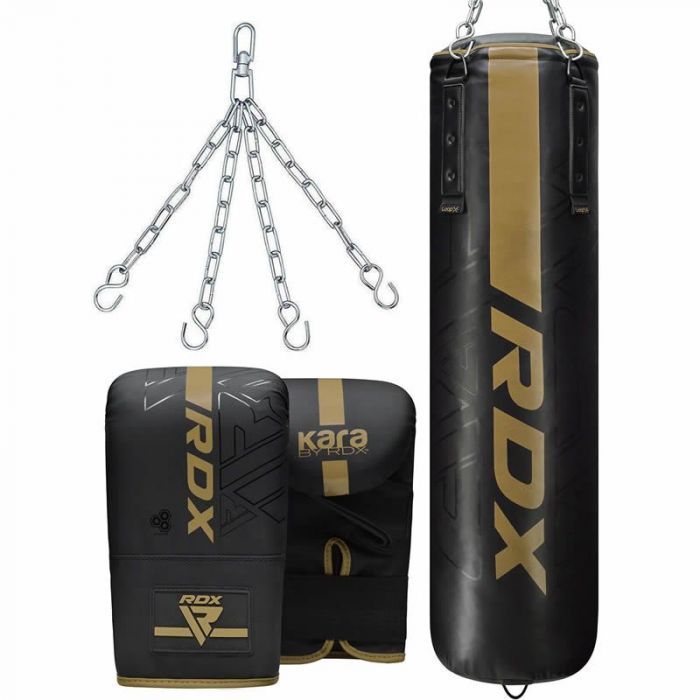 RDX F6 KARA 5ft 3-in-1 Punch Bag & Gloves Set