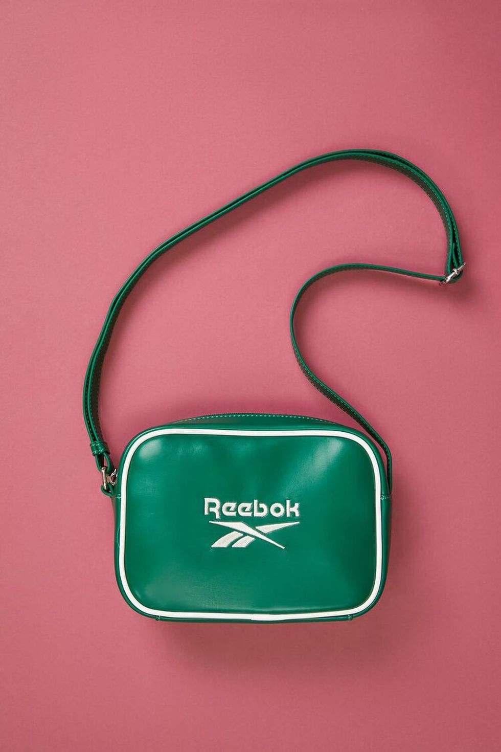 Faux Leather Reebok Crossbody Bag