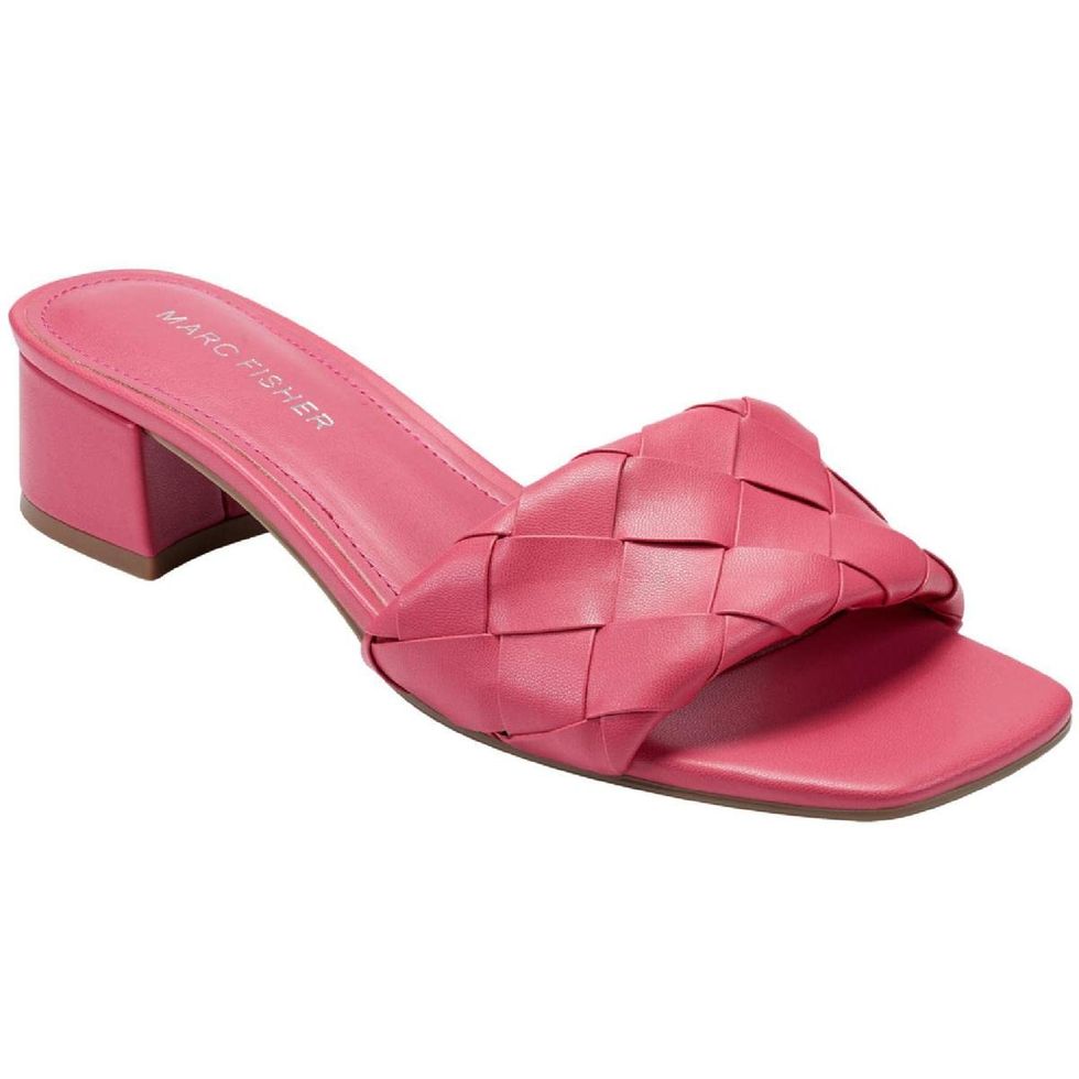 Pink Casper Block Heel Sandal