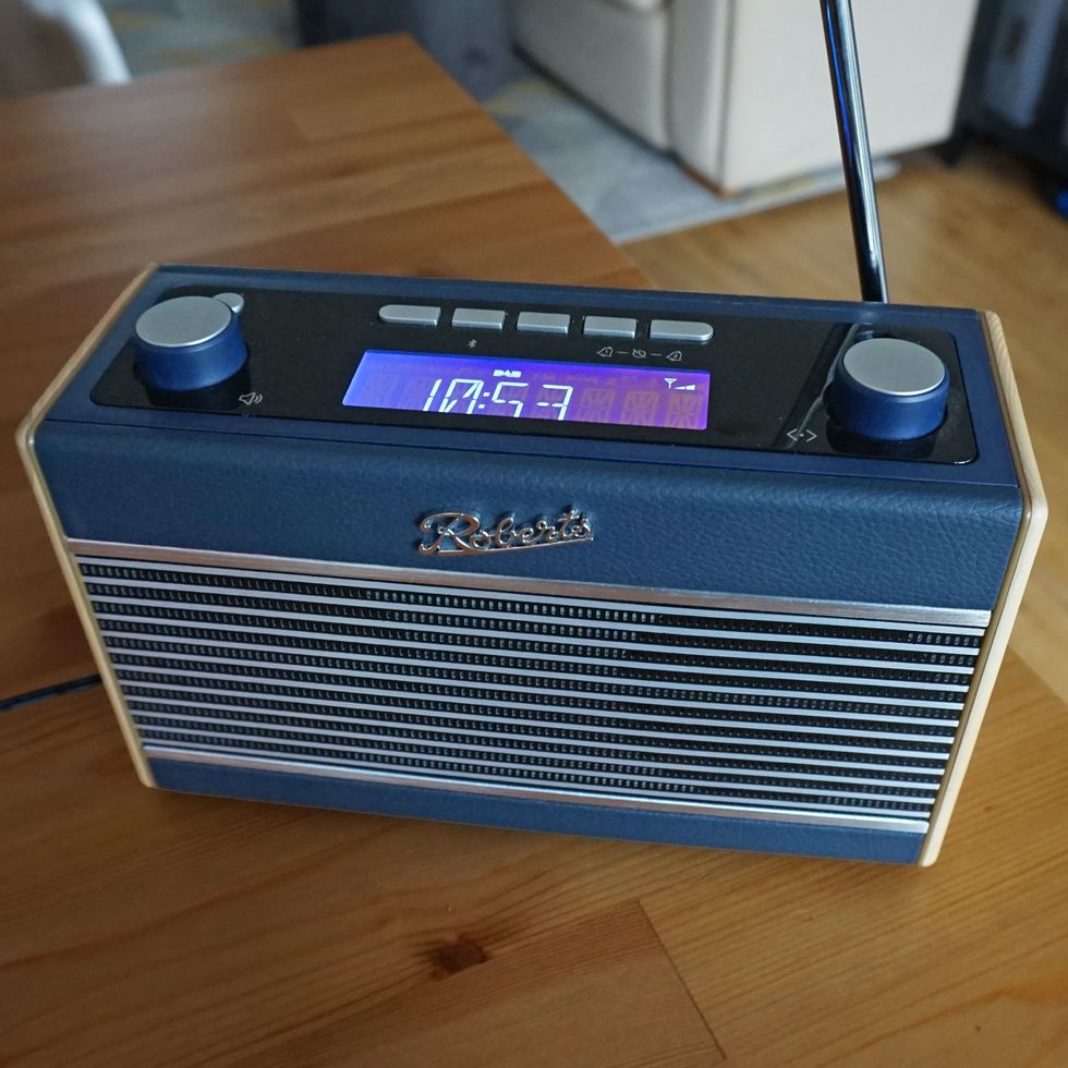 ROBERTS Rambler BT Portable DAB+/FM Retro Bluetooth Radio - Navy Blue
