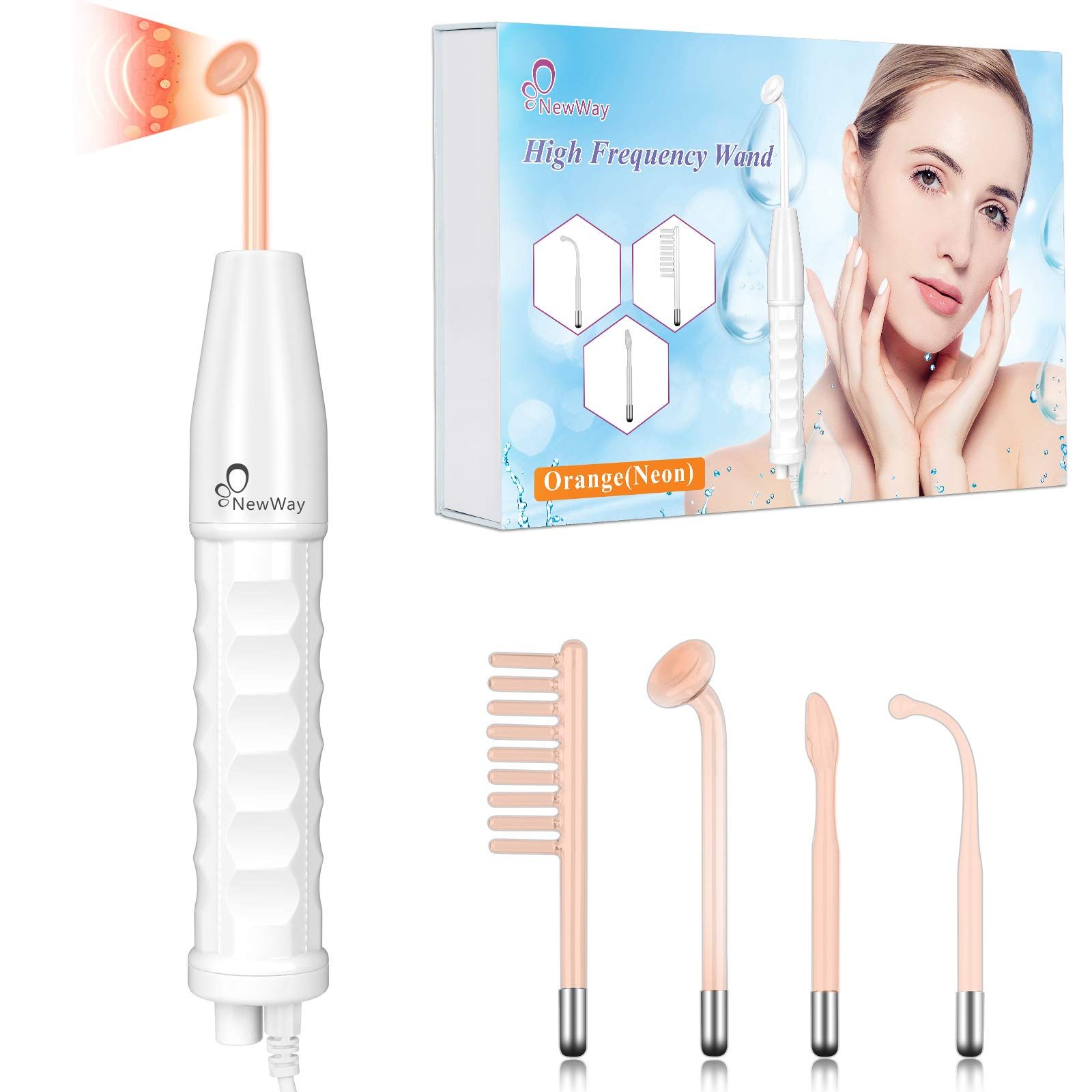 High frequency store wand for acne