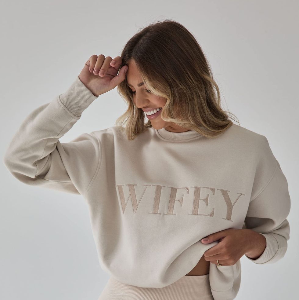 Six Stories Wifey Champagne Sweatshirt