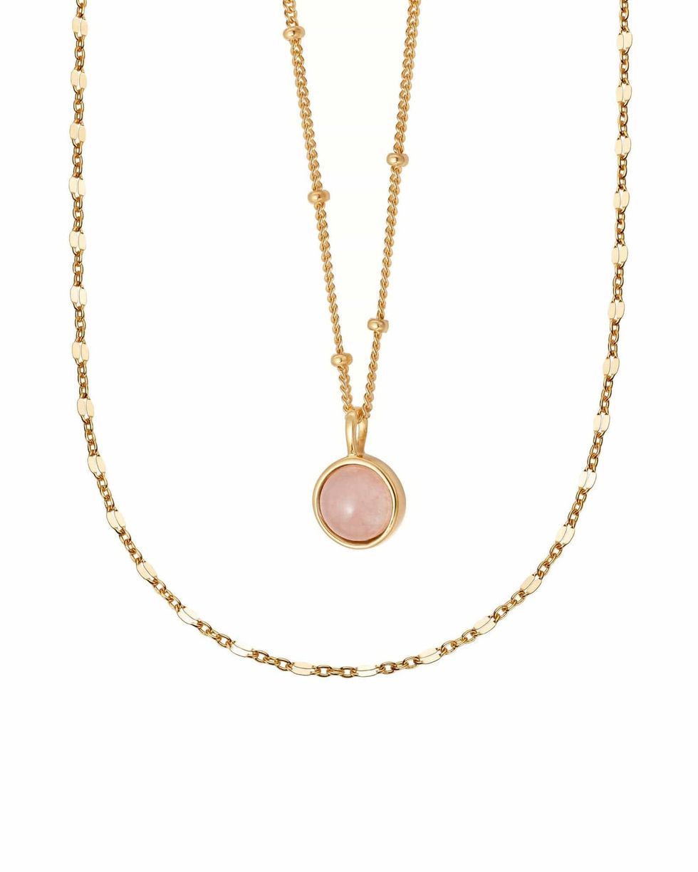 Necklace Layering Set 18ct Gold Plate