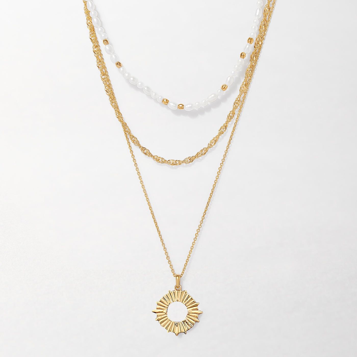 Layered sales pendant necklaces