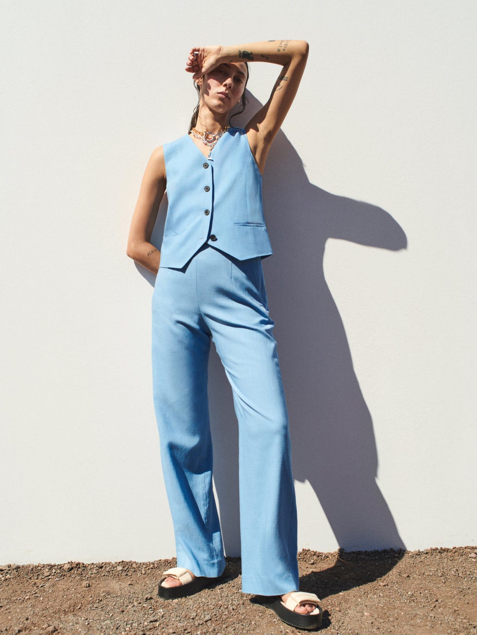 Hopsack Tailored Waistcoat
