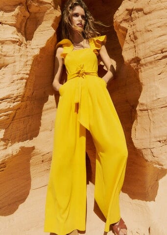 Statement Frill Sleeve Jumpsuit + Belt, £206.50 (sale price)