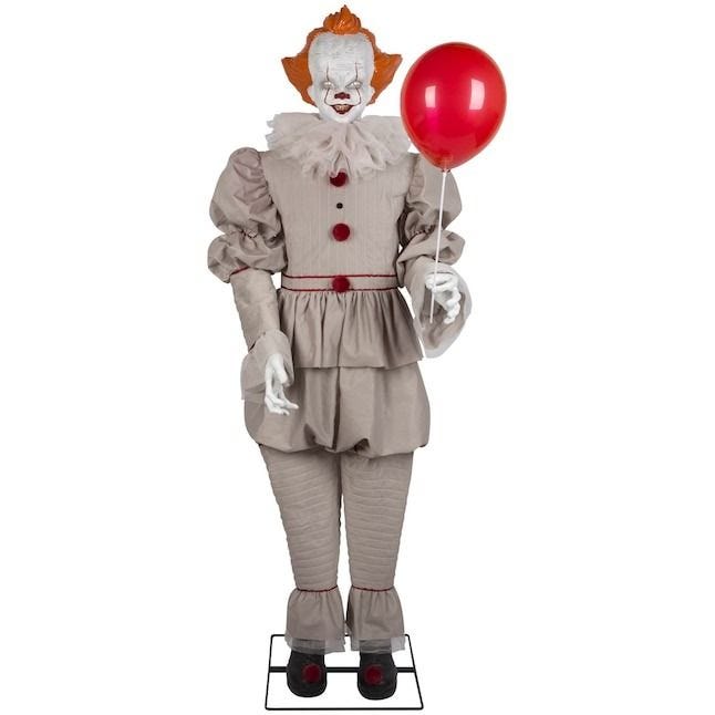 Talking Lighted Animatronic Pennywise Clown
