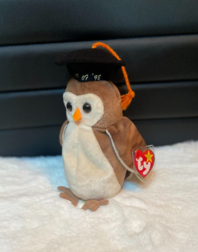 Wise the owl 2024 beanie baby value