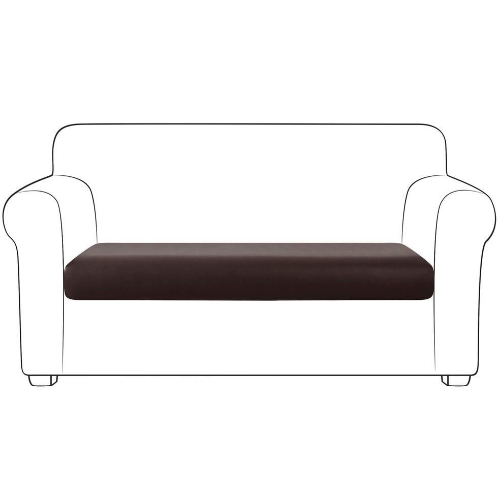 Leather sofa cushion cover
