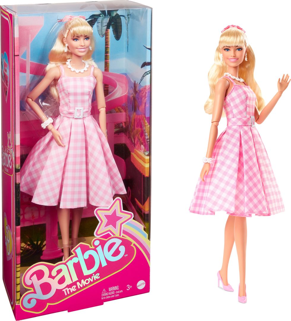 Mattel Barbie The Movie Collectible Doll Margot Robbie as Barbie in Pink Gingham Dress