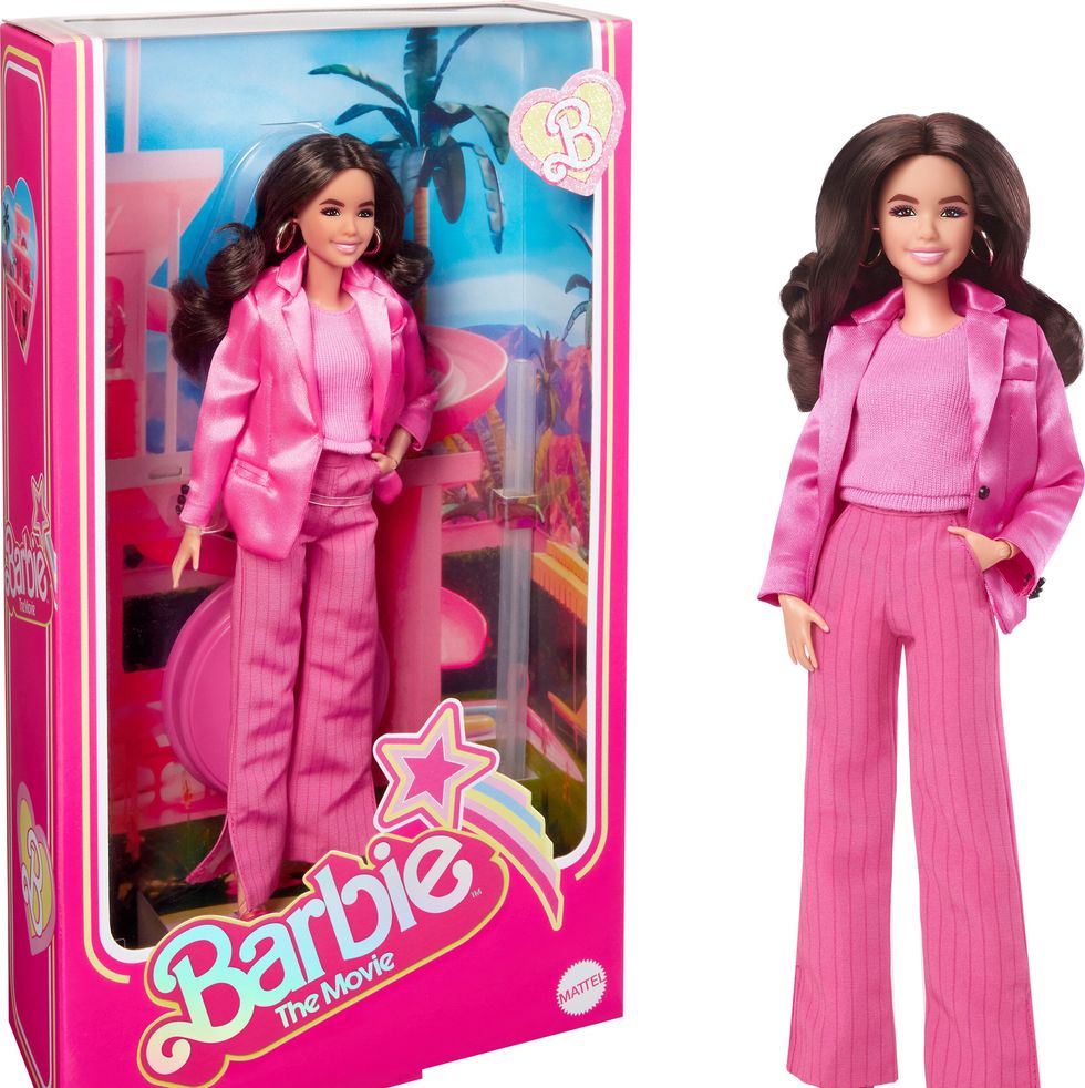 Mattel Barbie The Movie Collectible Gloria Doll Wearing Pink Power Pantsuit