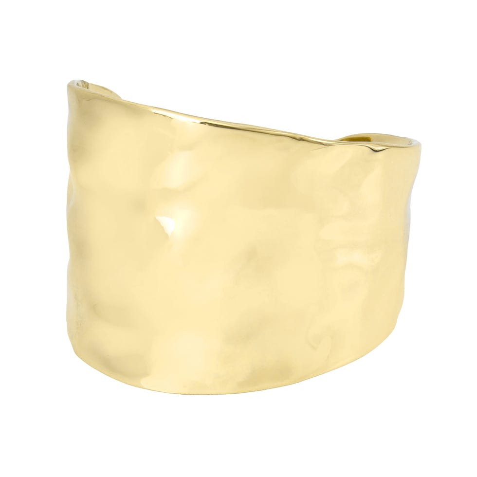 Robert Lee Morris Soho Hammered Cuff Bracelet, Gold, (386189GLD710)