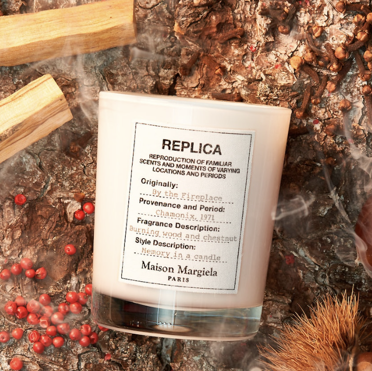 Replica by the Fireplace Candle