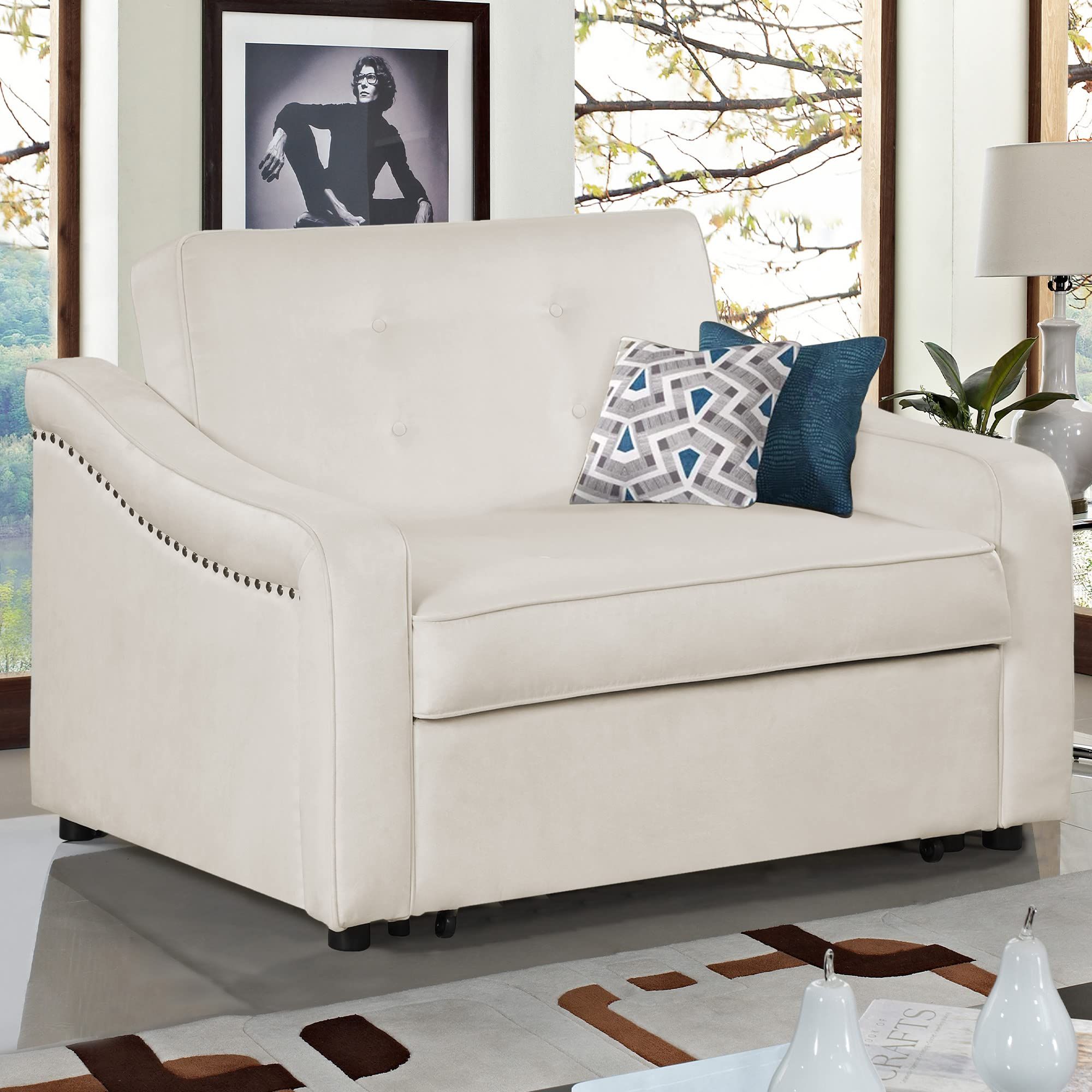 Chair best sale sleeper sofa