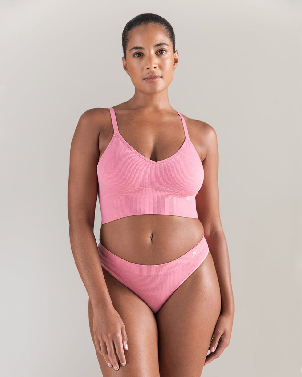 The TENCEL™ Seamless Bralette - Rose Pink