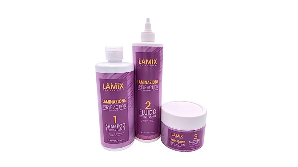 Laminazione capelli: il kit per chiome sane e forti Lamix Professional