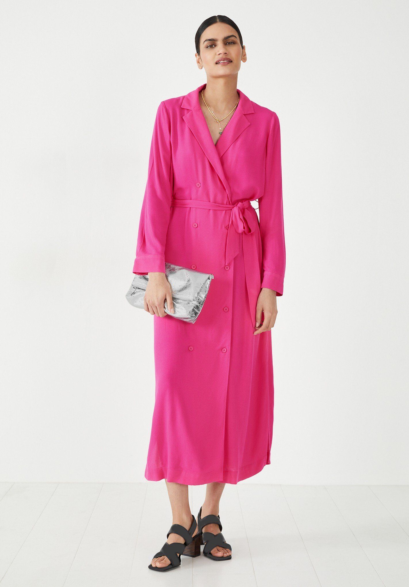 Ghost meryl hotsell dress pink