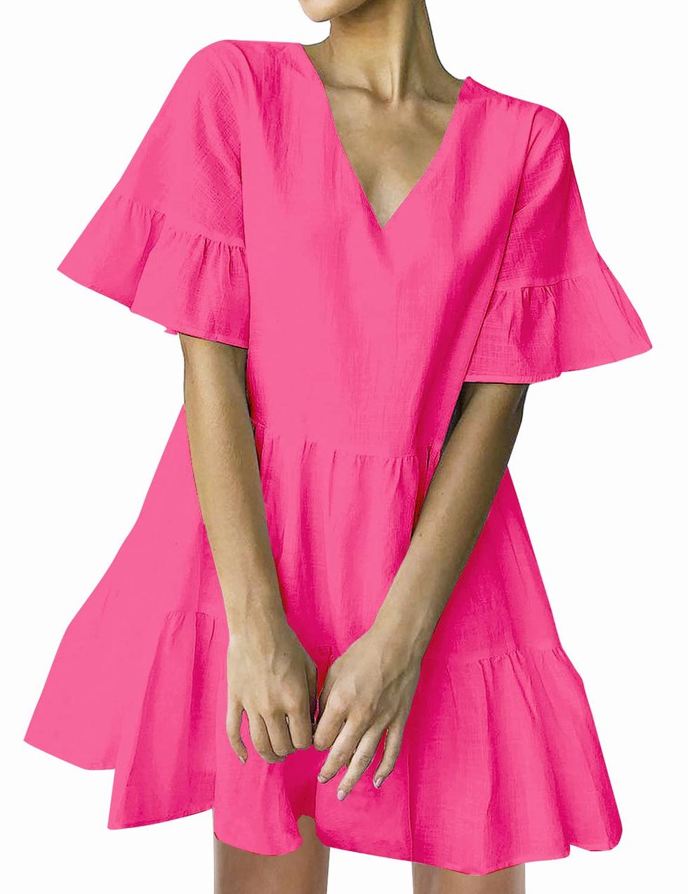 Hot Pink Tunic Dress