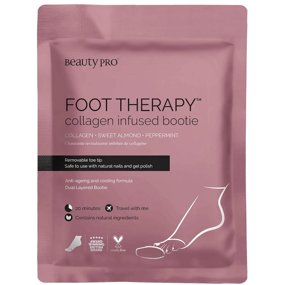 Foot Therapy Collagen Infused Bootie with Removable Toe Tip 