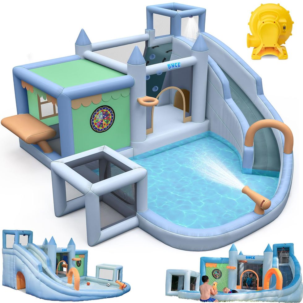 Action House Inflatable Water Slide