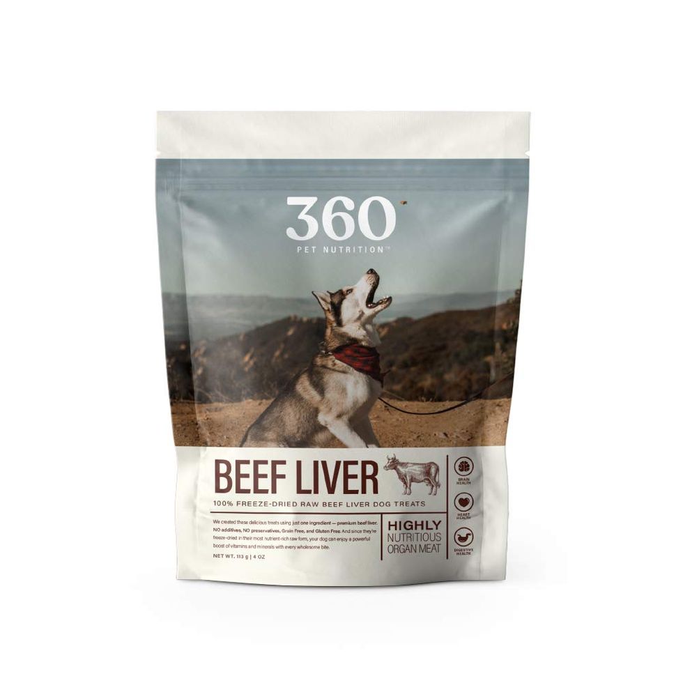 360 Pet Nutrition Freeze Dried Beef Liver 
