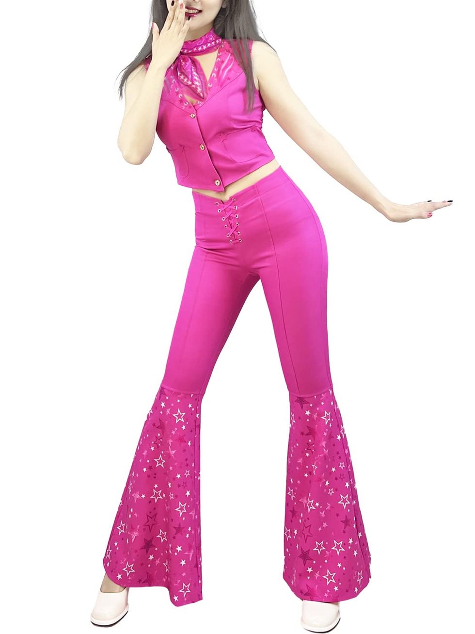 Pink Barbie Girl Dress Tween Dance Costume