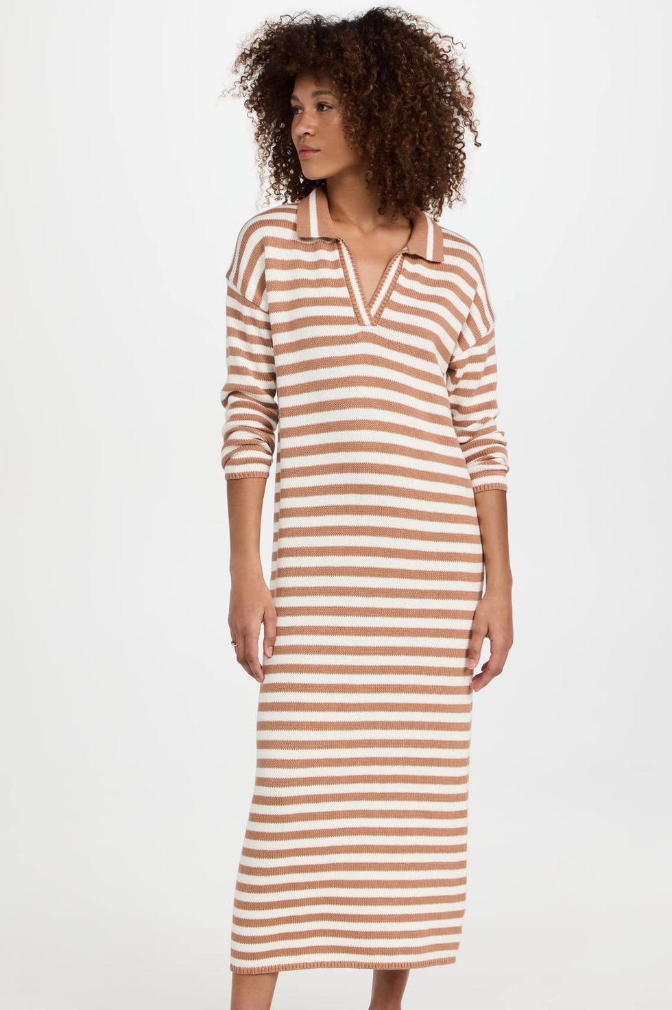 Stripe Polo Dress