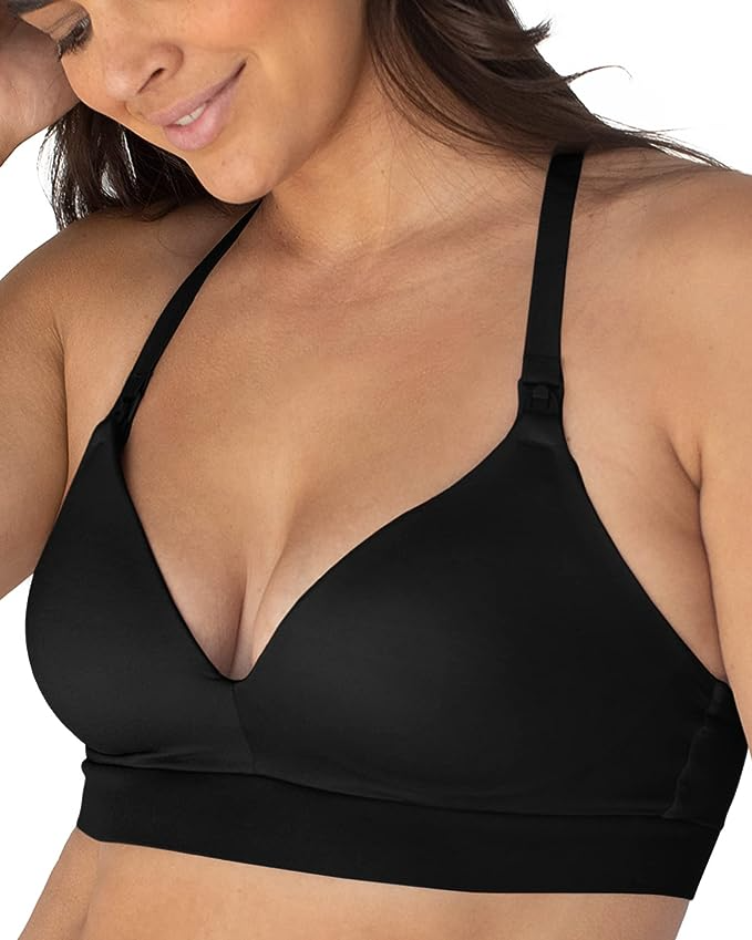 RYRJJ Women's Plus Size Wireless Bra Lift and Support Bras for