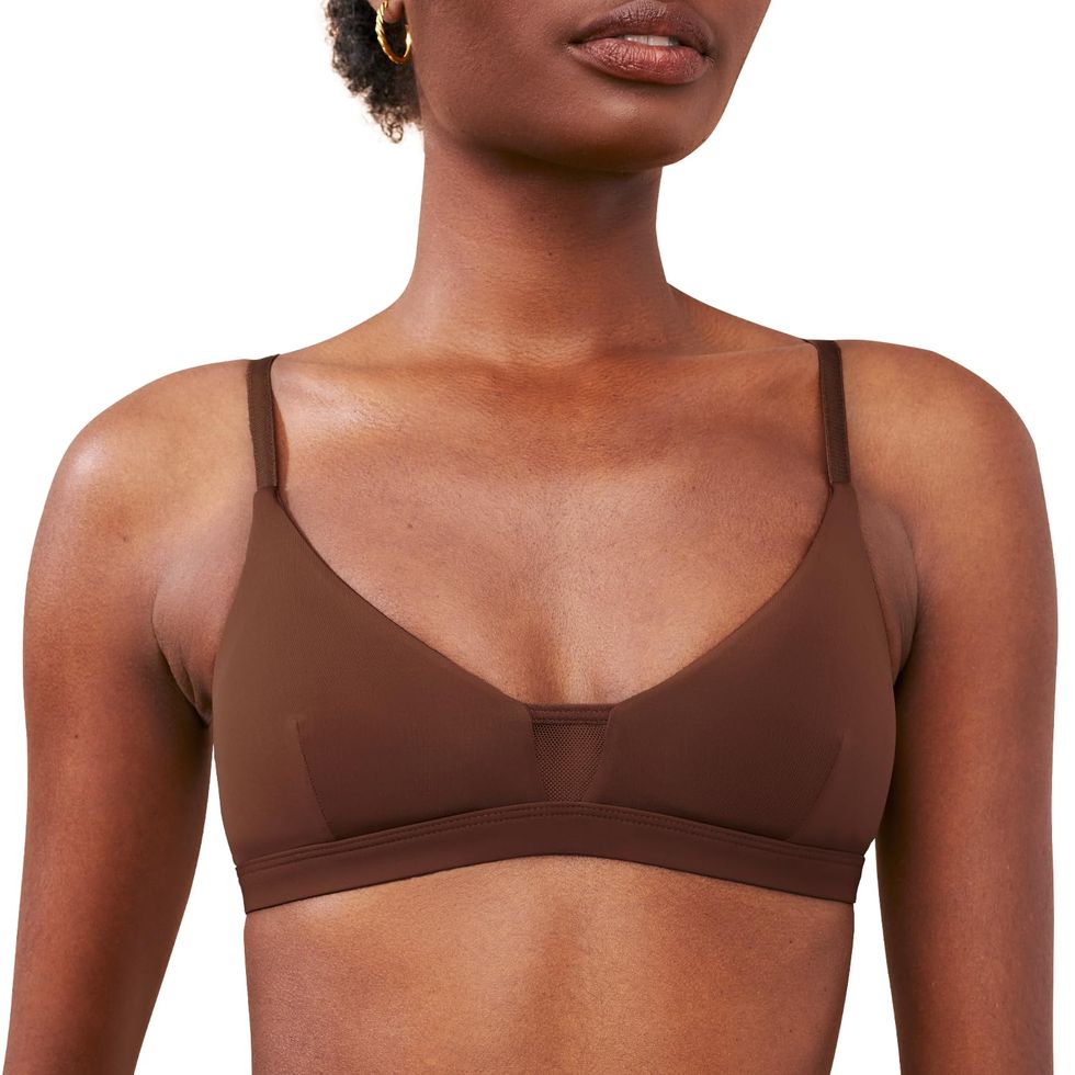 Pepper Mesh All You Bra | Underwire Bra, Lightly Lined Cups, Convertible  Cross Straps | Mesh Bra for Women with Body Hugging Fit | Tuscan Women's Bra