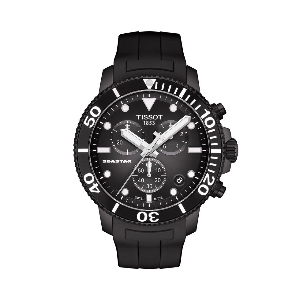 T-Sport Seastar 1000 Rubber Strap Chronograph Watch