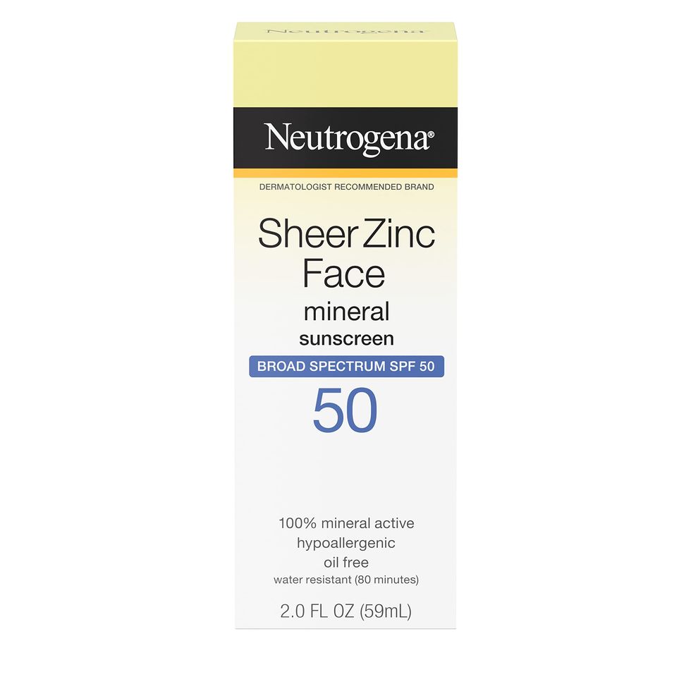 Sheer Zinc Face Sunscreen with Broad Spectrum SPF 50