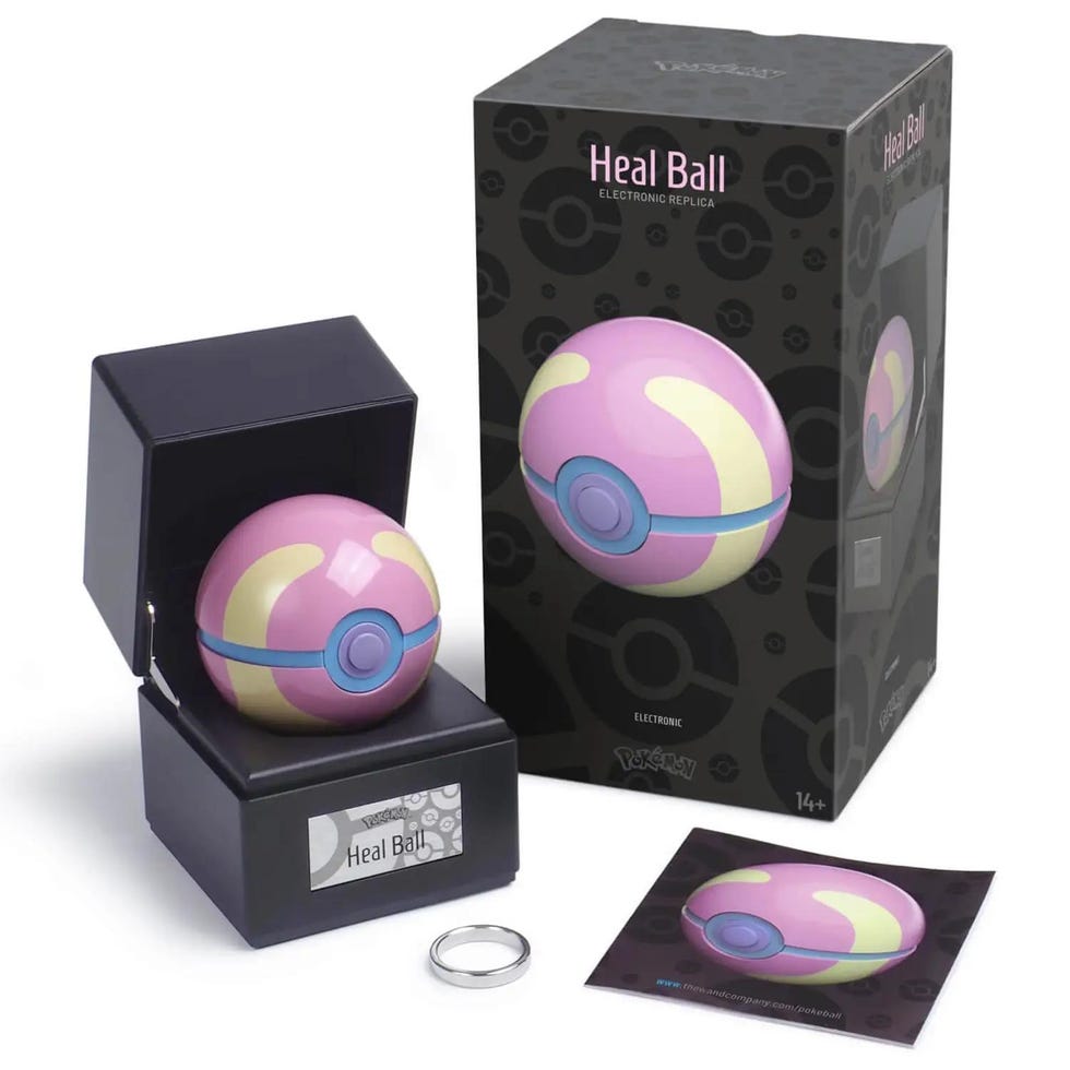 Wand Company Pokémon Die-Cast Heal Ball Replica Wand Company Pokémon Die-Cast Heal Ball Replica