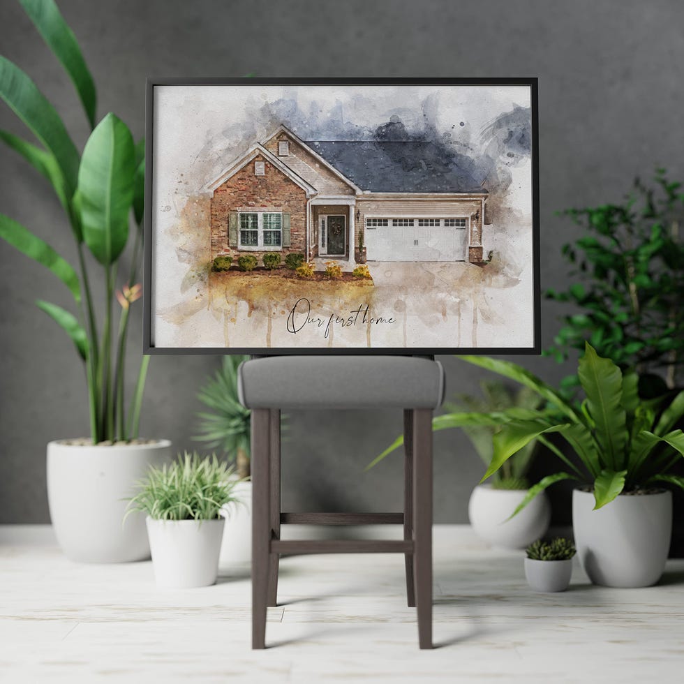 Custom Watercolor House Portrait 