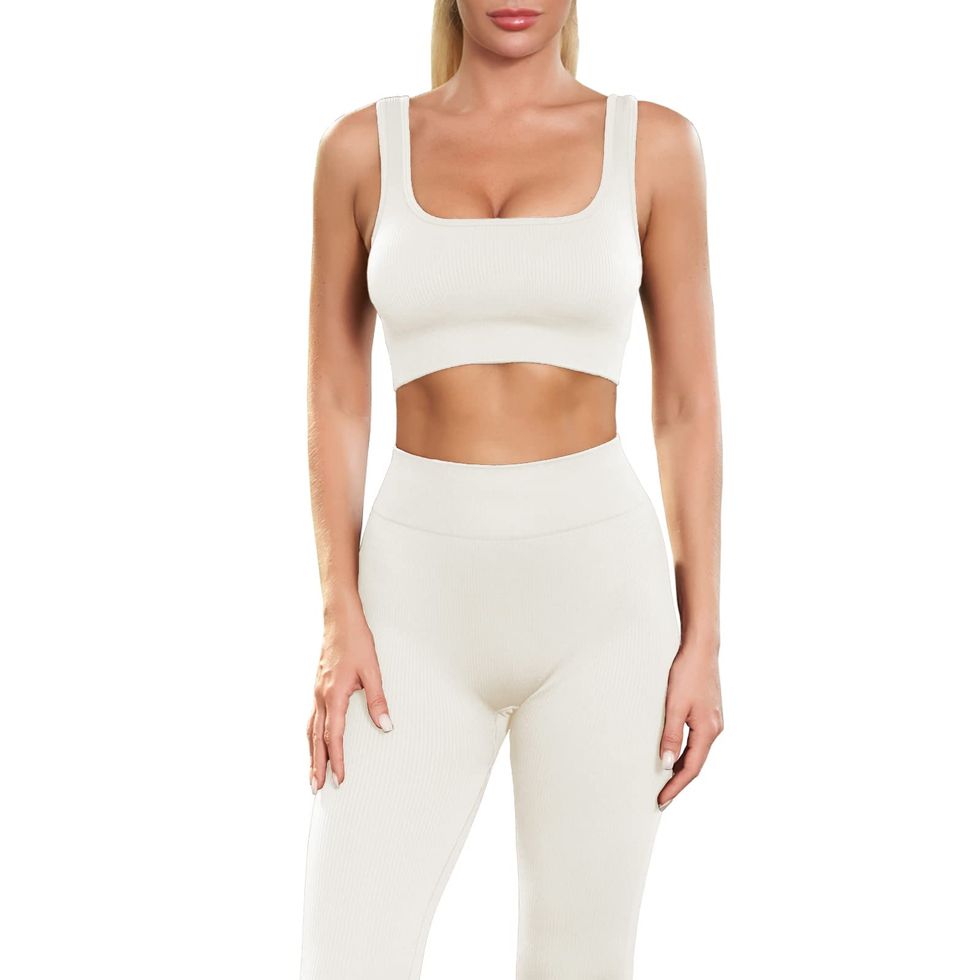 Alo Yoga tank bra lookalike from . Not impressed by the quality , Workout Outfits From