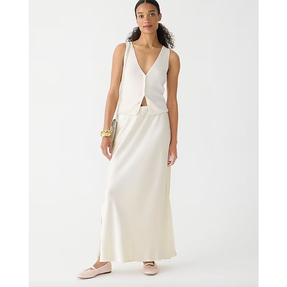 Womens maxi 2024 white skirt