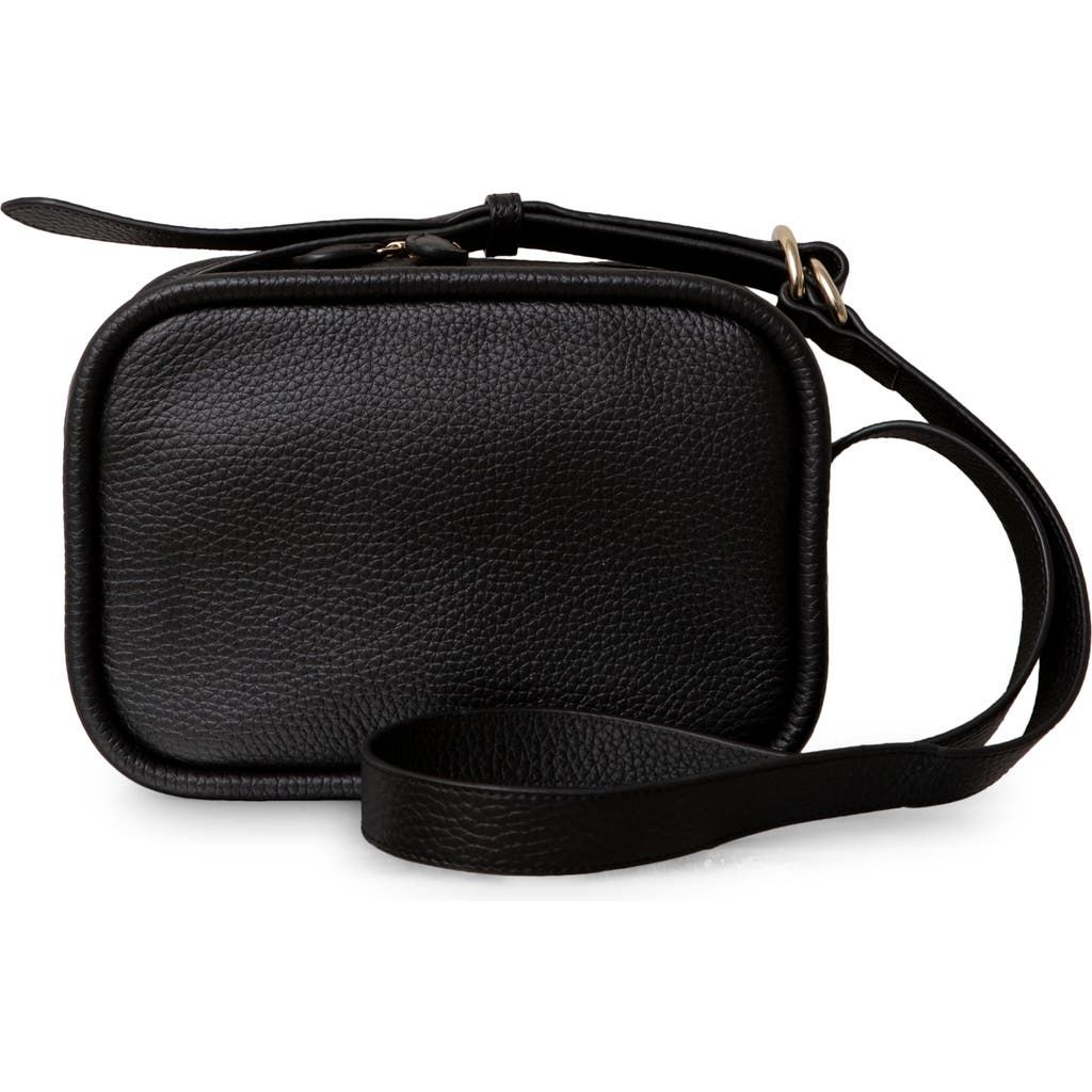 Black leather clearance crossbody handbags