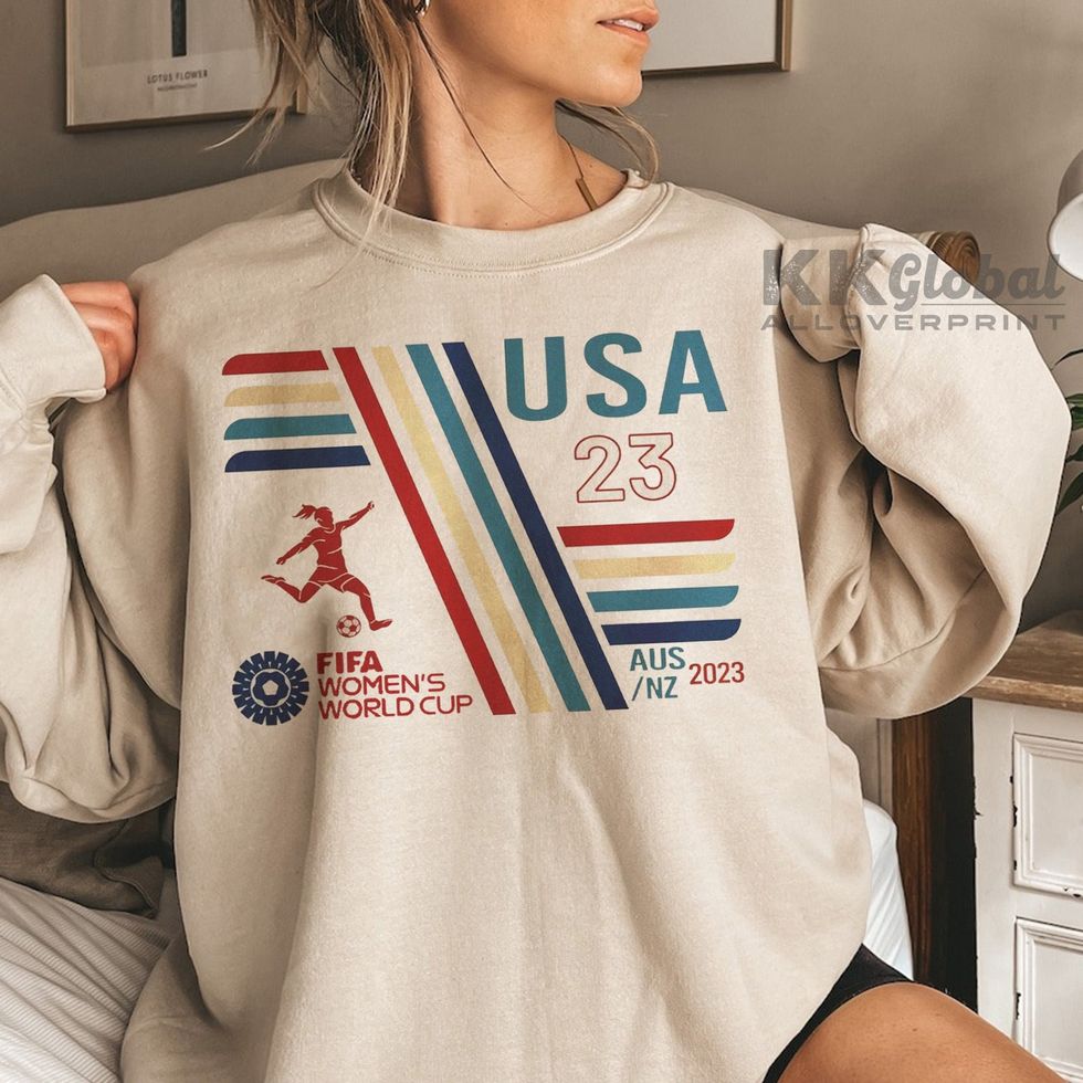 US Women's World Cup Retro Supporter Sweatshirt