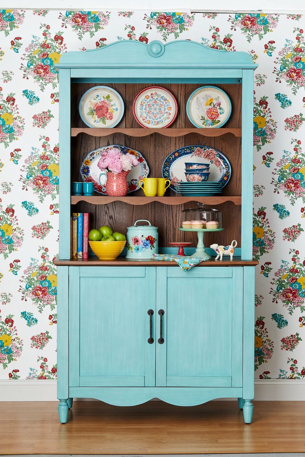 The Pioneer Woman Teal Dining Hutch
