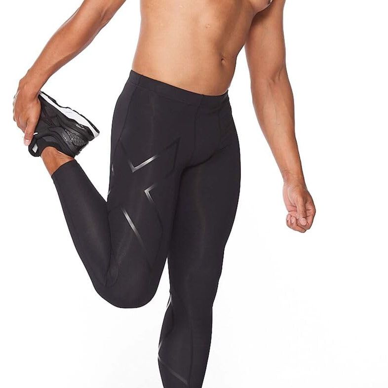 Compression leggings wick away moisture, aid muscle recovery