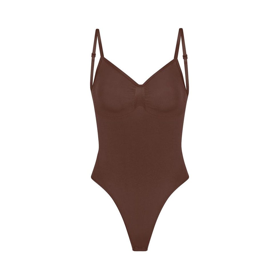 Seamless Sculpt Low Back Thong Bodysuit 