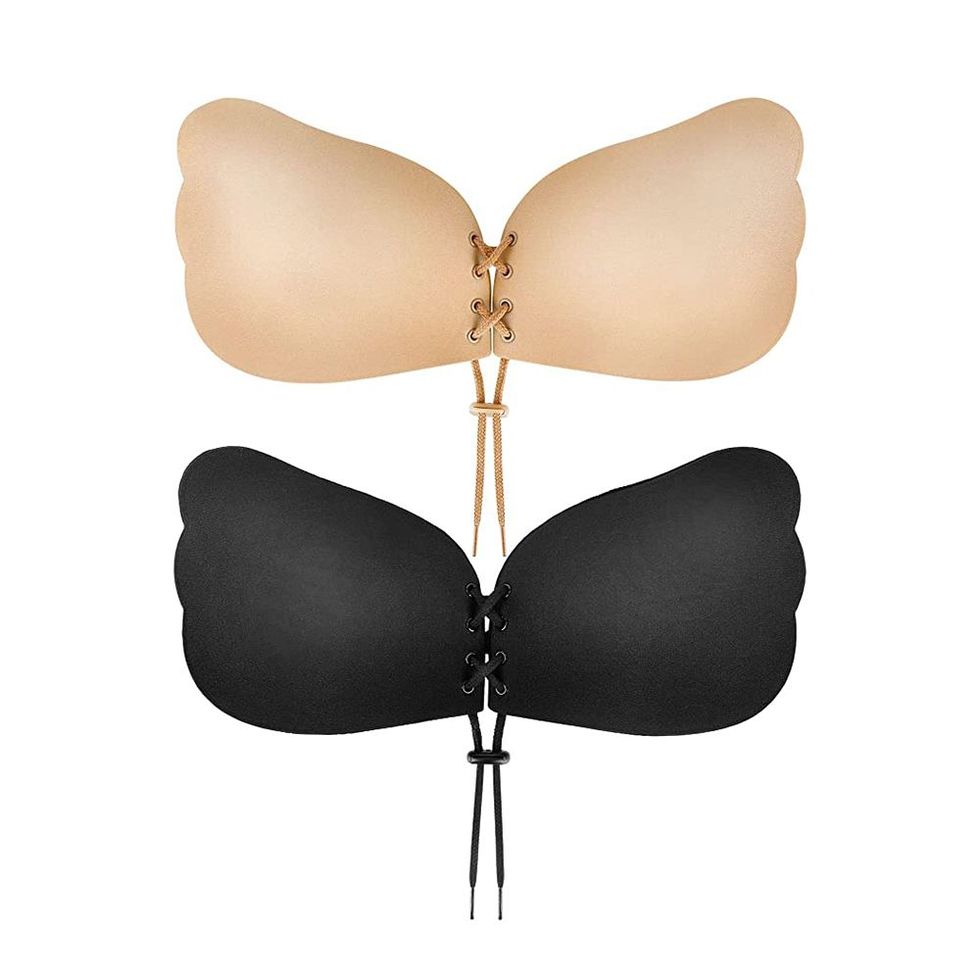 New Reusable Deep U Push Up Strapless Silicone Bras Self-Adhesive Gel  Sticky Invisible Bra Brassiere