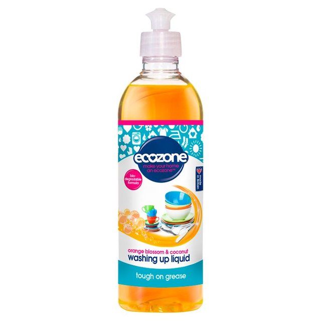 Ecozone Concentrated Washing Up Liquid Orange Blossom & Coconut 500ml