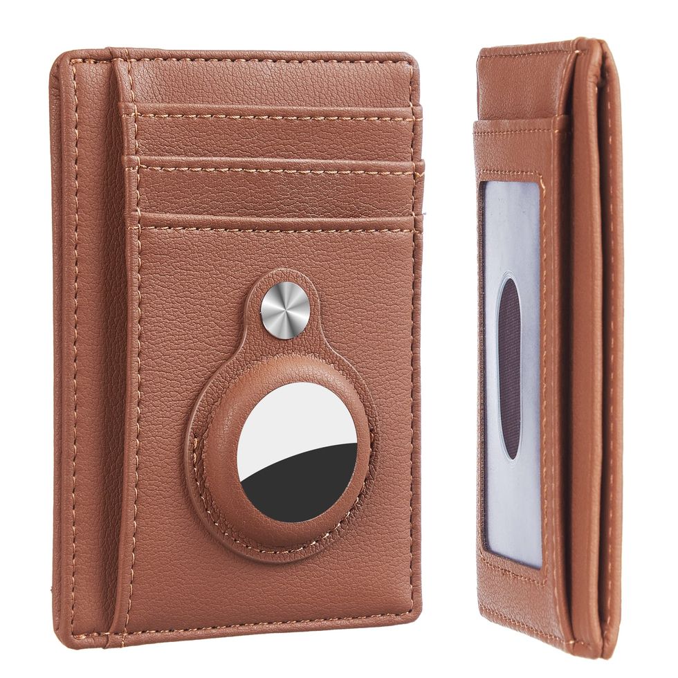 Leather AirTag Travel Wallet