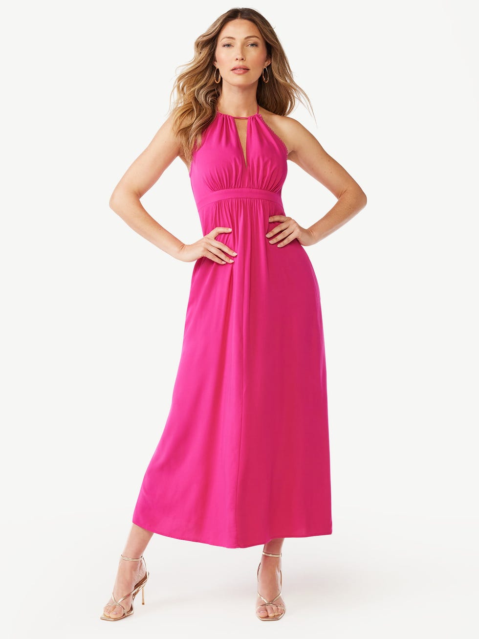 Empire Halter Maxi Dress