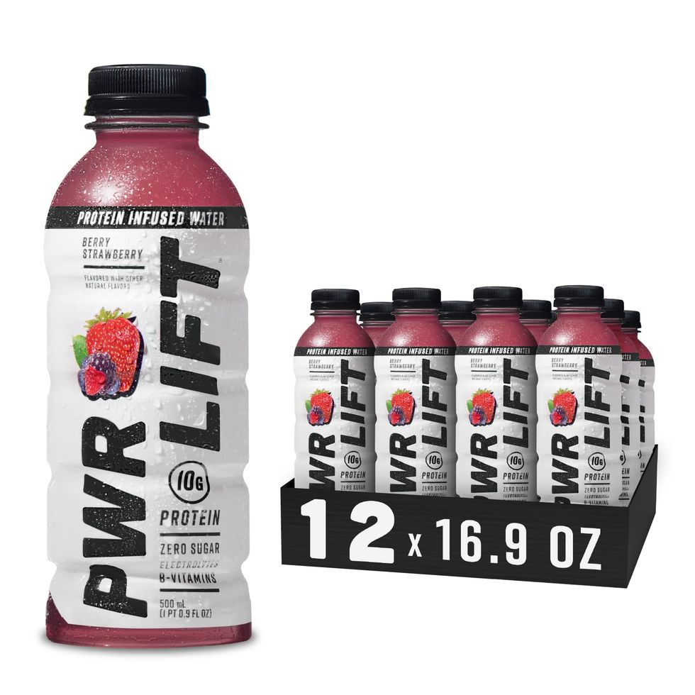 Protein2o 15g Whey Protein Isolate Infused Water, Ready To Drink, Sugar  Free, Gluten Free, Lactose Free, Harvest Grape, 16.9 oz Bottle (Pack of 12)