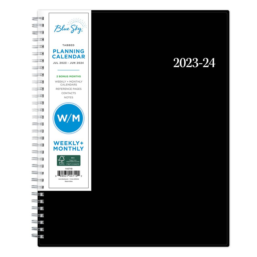 2023-2024 Academic Year Weekly and Monthly Planner