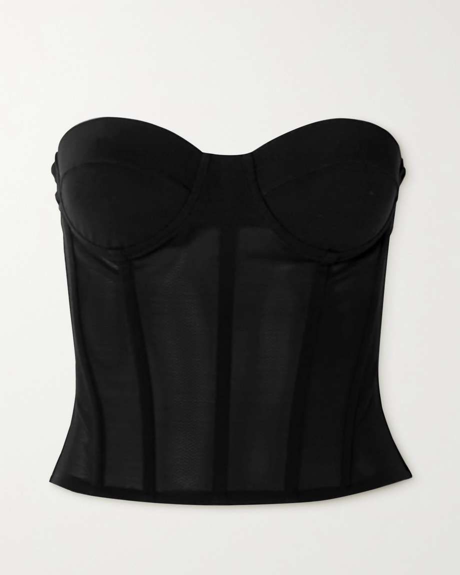 Tulle bustier top