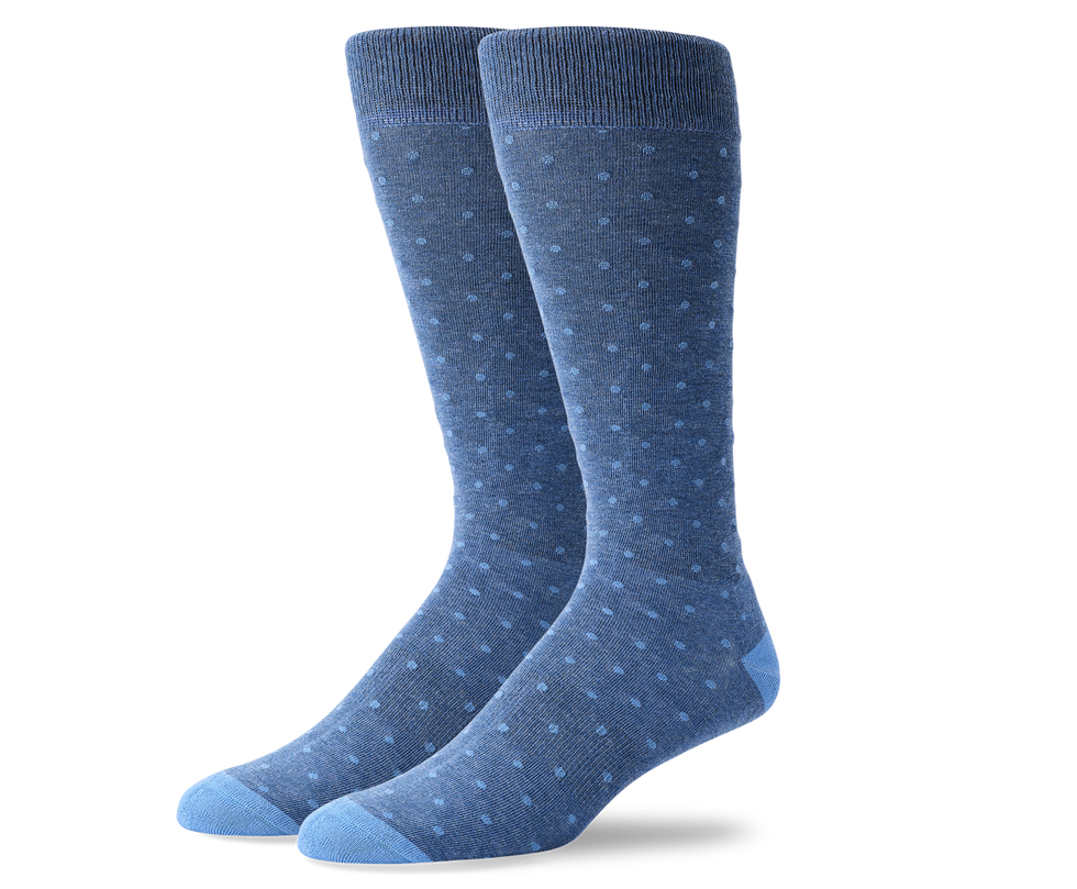Silver Extended Crew Dress Sock